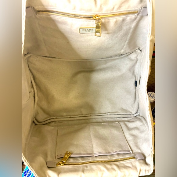 Prada Large Canapa Tote - Picture 3 of 13